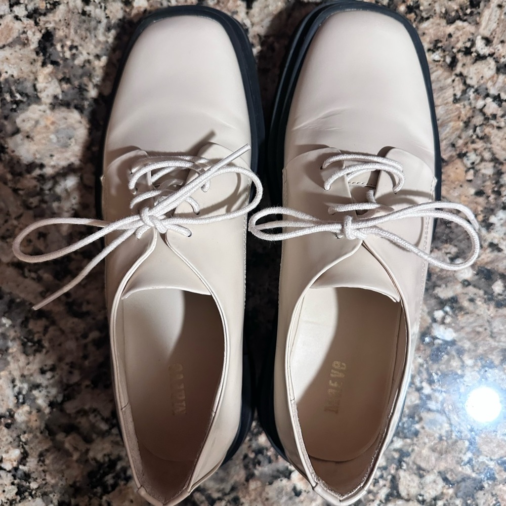 Anthropologie 👞 Maeve The Rhys Lace-Up Square Toe Loafers Size US 9, EU 39 NWOB - Picture 8 of 8